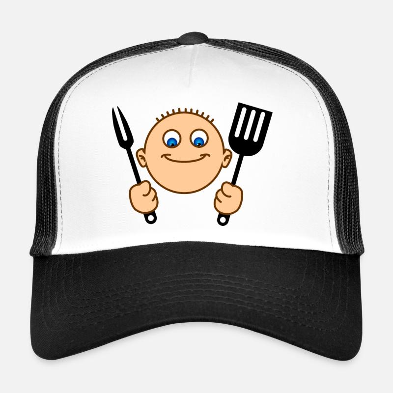 Cheerful help in the kitchen or BBQ Trucker Cap