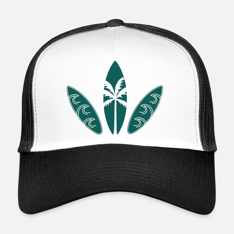 Surfboard Beach Day Casquette trucker 