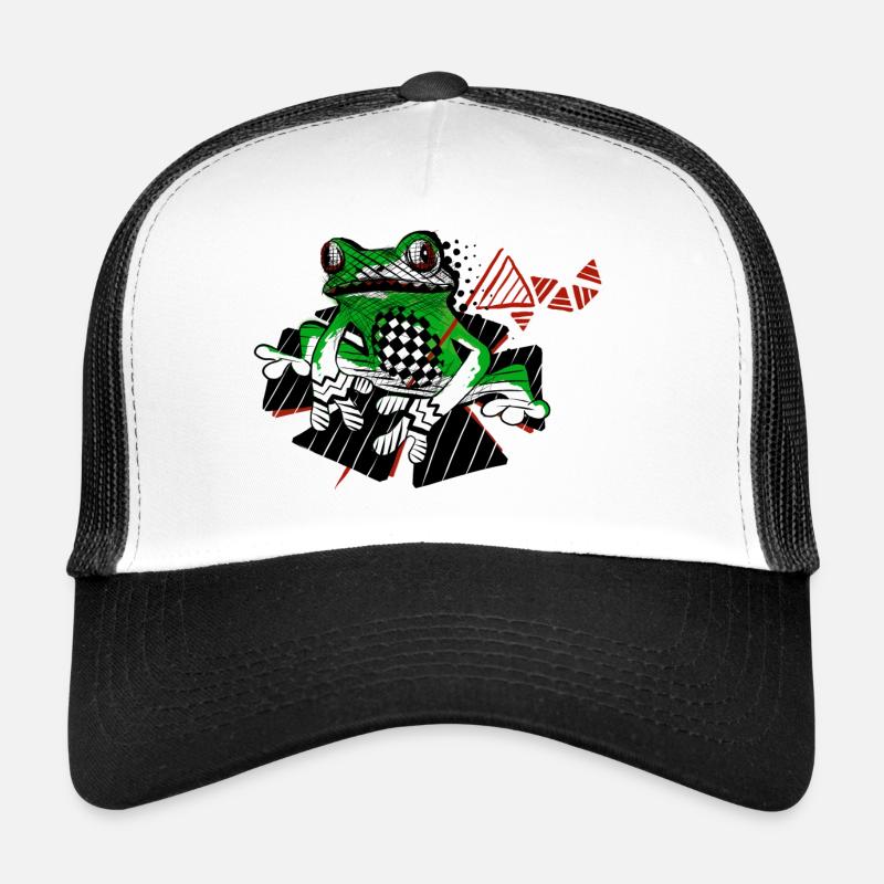 Frog frog - Trucker Cap - white/black