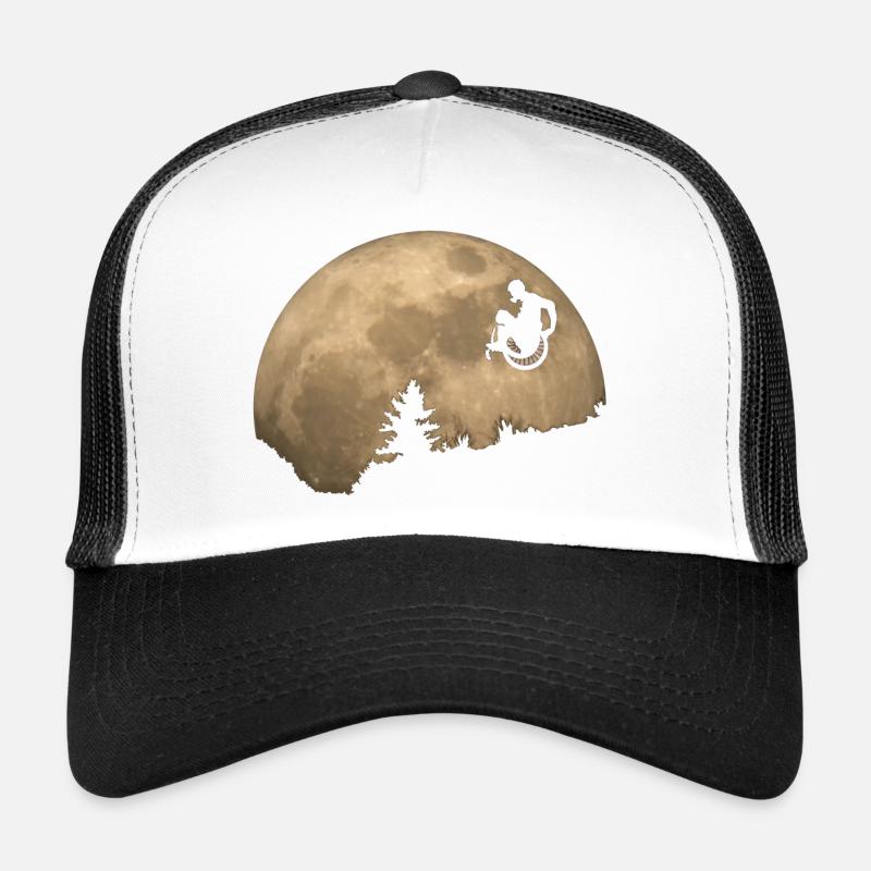 WCMX ET Rollstuhlsprung zum Mond * - Trucker Cap - Weiß/Schwarz