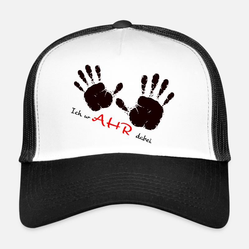 We Ahr Together - solidAHRität - - Trucker Cap - Weiß/Schwarz