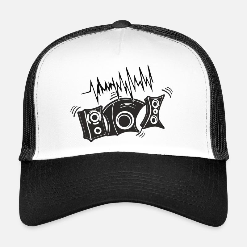 Musikboxen Disco DJ DJane Trucker Cap