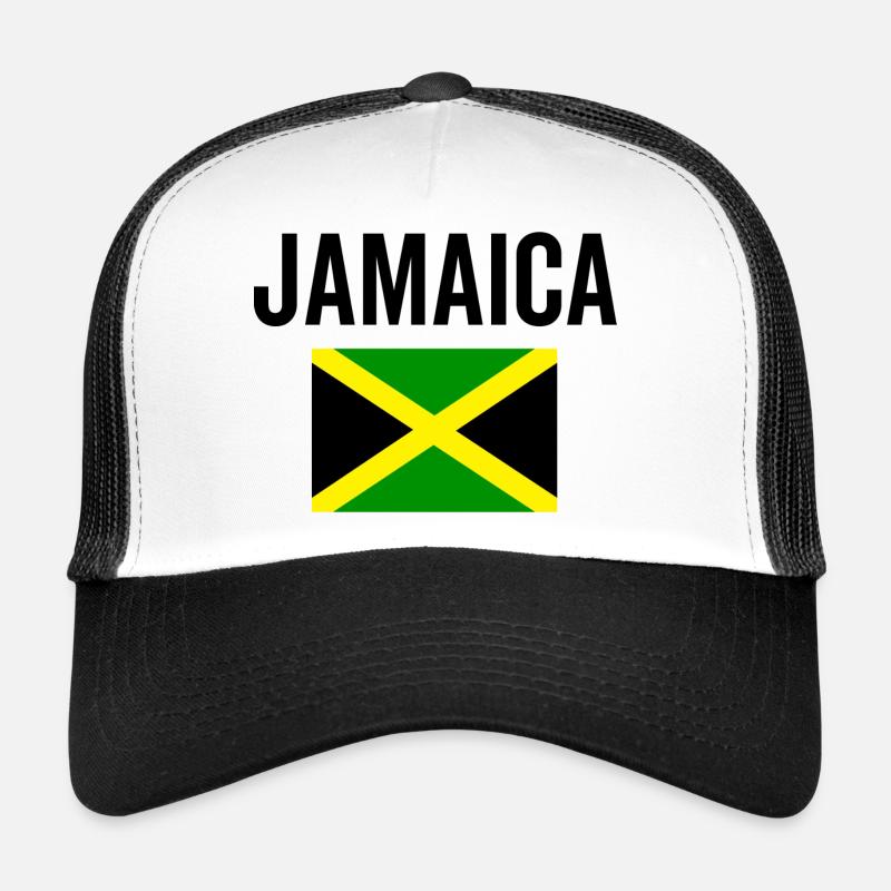 Jamaïque Drapeau jamaïcain Casquette trucker 