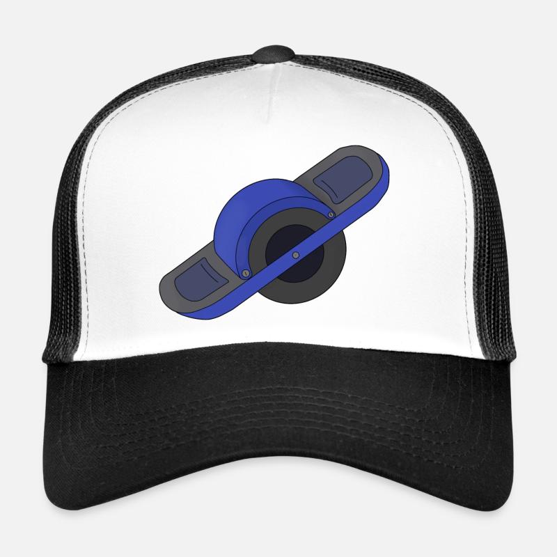 Blue One Wheel Trucker Cap