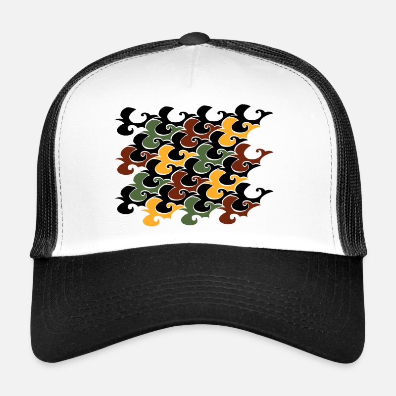 Vogelflug 3 - Trucker Cap - Weiß/Schwarz