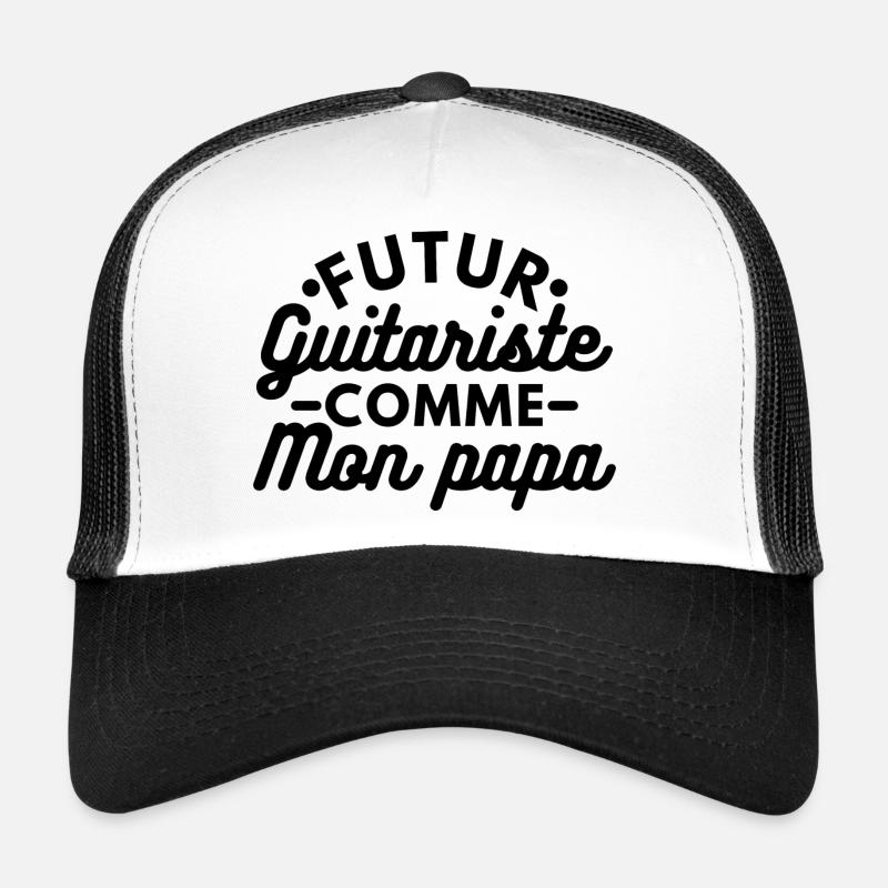 Futur guitariste comme mon papa Casquette trucker 