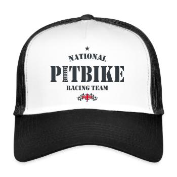 Pitbike NRT AG GB - Trucker Cap - white/black - Front
