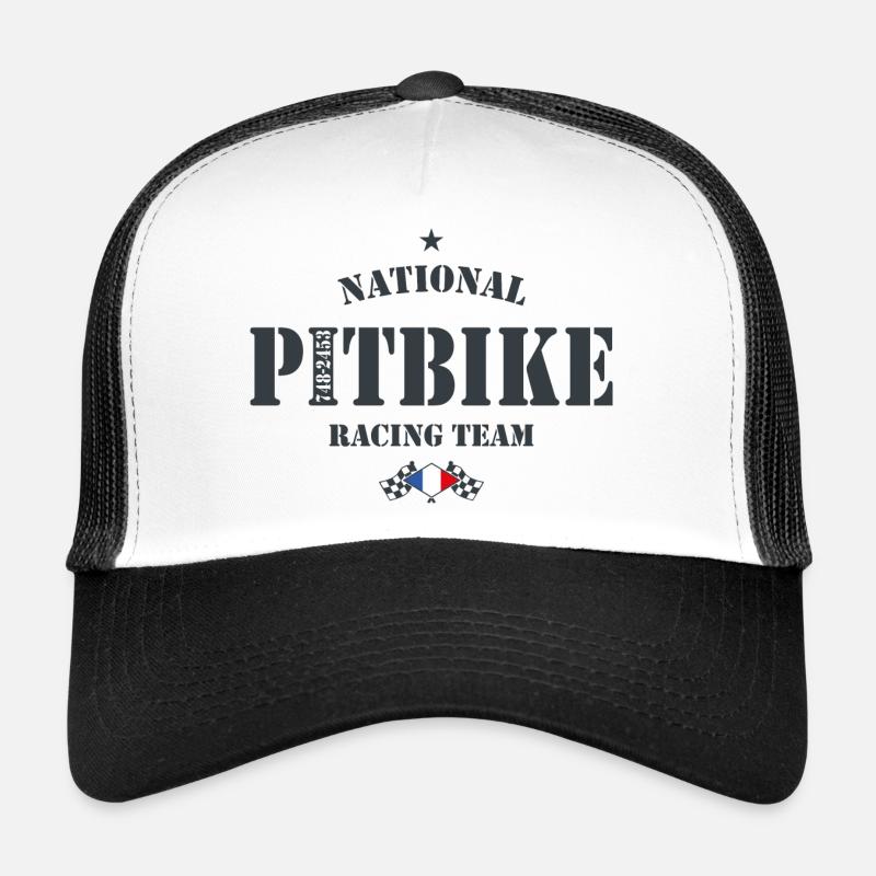 Pitbike NRT AG France - Trucker Cap - white/black