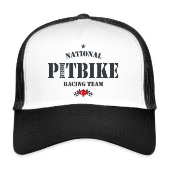 Pitbike NRT AG Türkiye - Trucker Cap - Weiß/Schwarz - Vorne