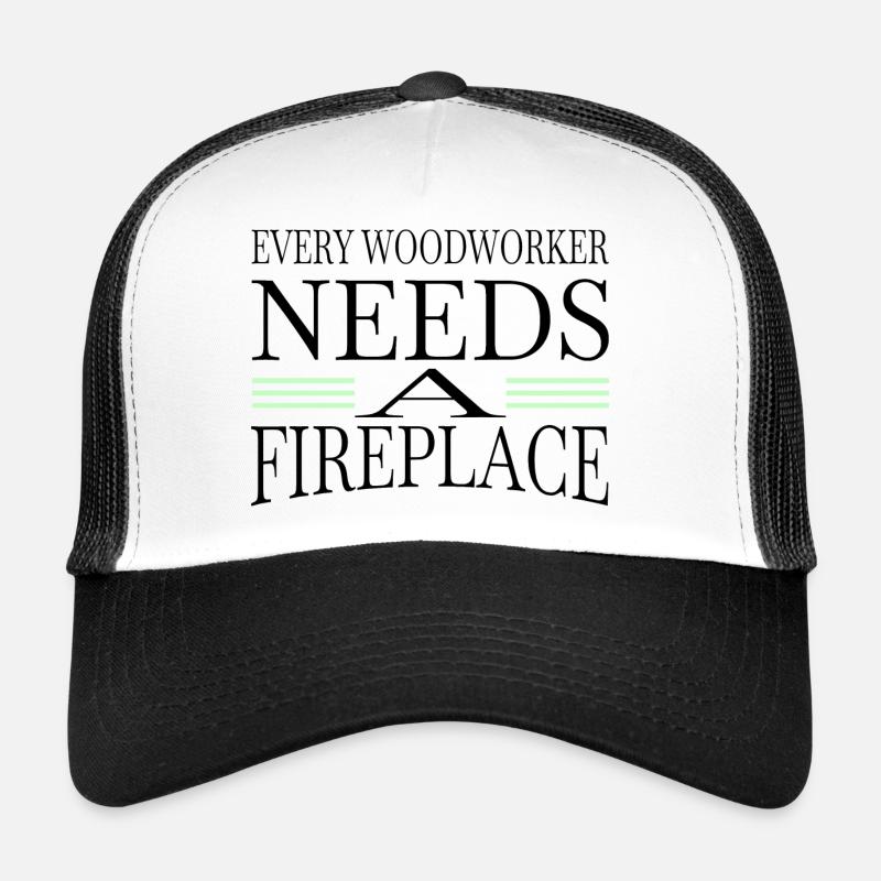 present idea cabinetmaker chainsaw carpenter Trucker Cap