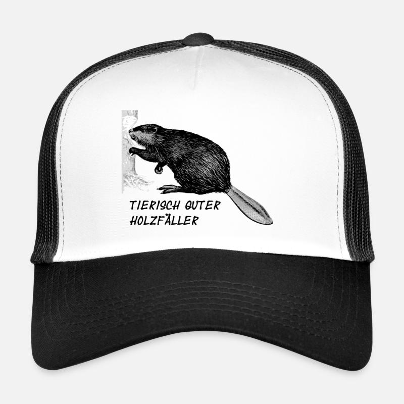Biber Holzfäller Trucker Cap