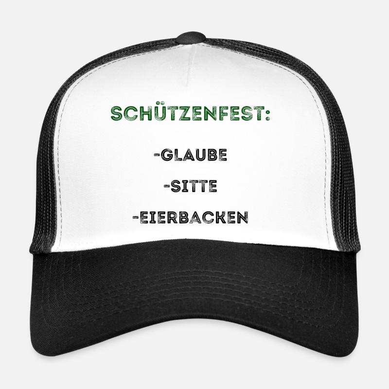 Schützenfest: Glaube, Sitte, Eierbacken Trucker Cap