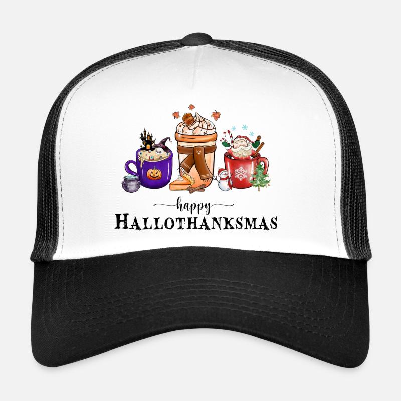 Happy Hallothanksmas Casquette trucker 