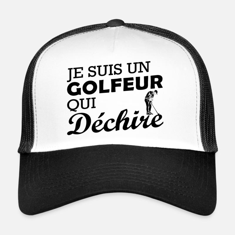 je suis un golfeur qui déchire Casquette trucker 