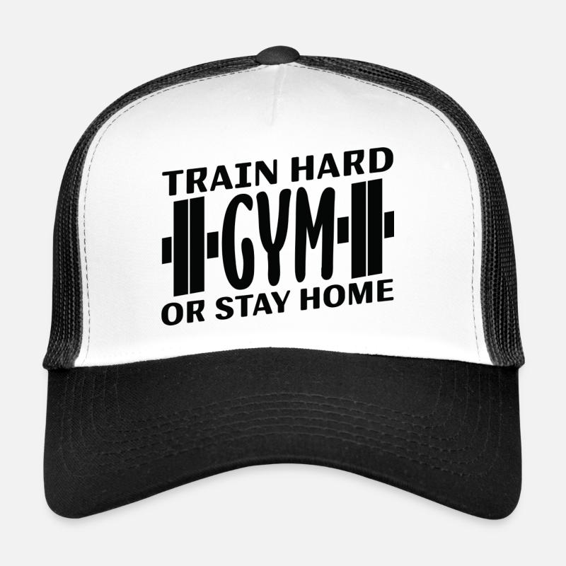 Train hard Gym Trucker Cap