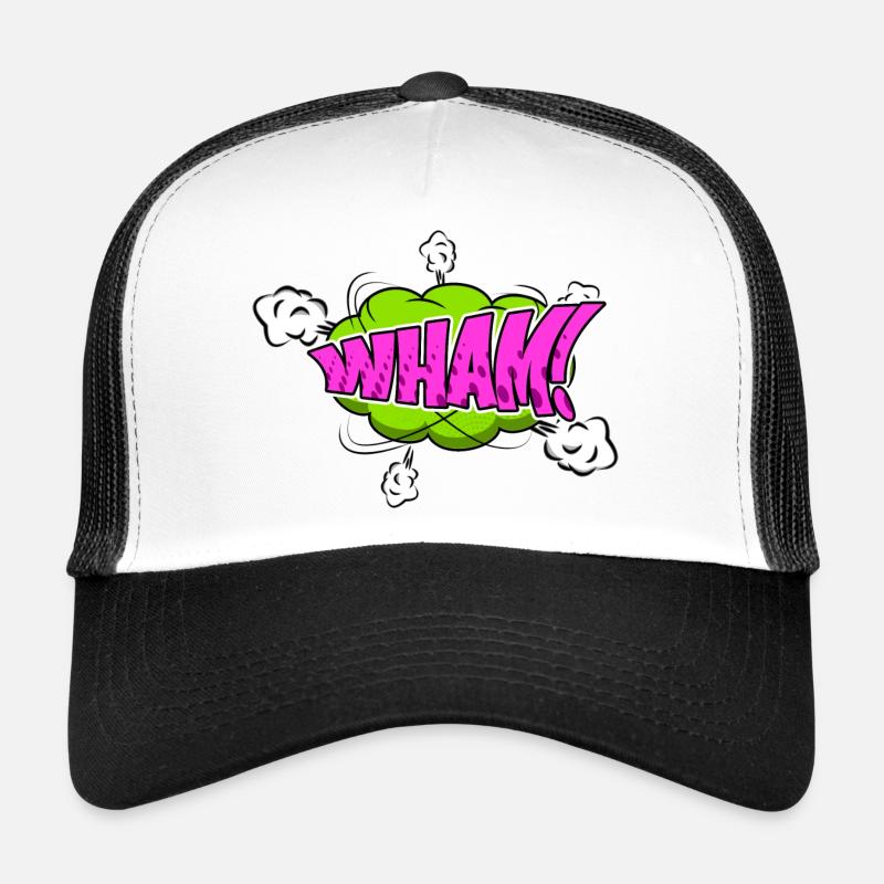 Schlag! Comic Style Bubble Graffiti Schriftzug Trucker Cap