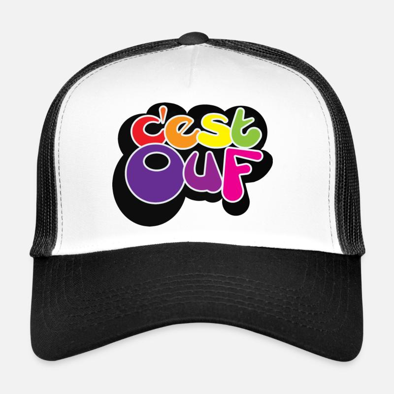 ES IST PUH - Trucker Cap - Weiß/Schwarz