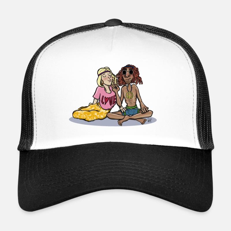 Amour et Paix Casquette trucker 