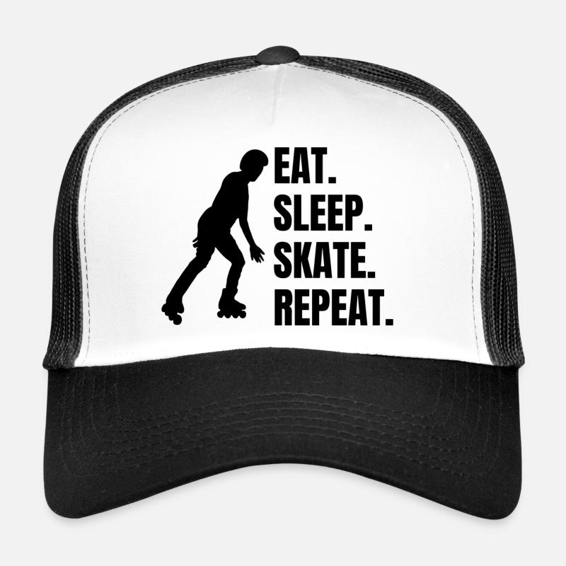 Roller Skating Inline Skating Skater Inline Skating Gift Trucker Cap