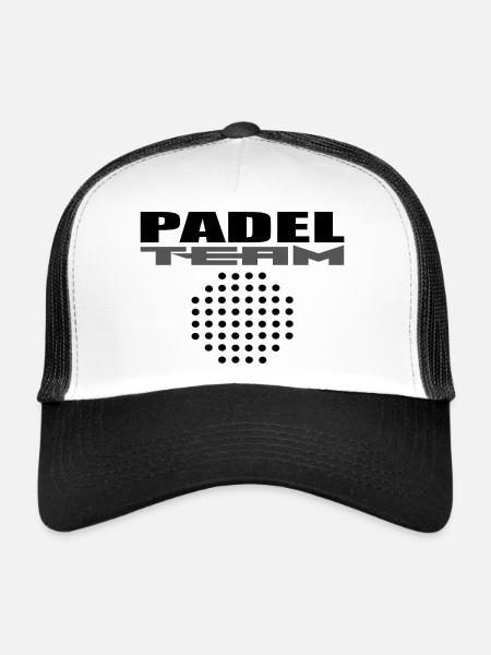 Padel Mannschaft - Trucker Cap - Weiß/Schwarz