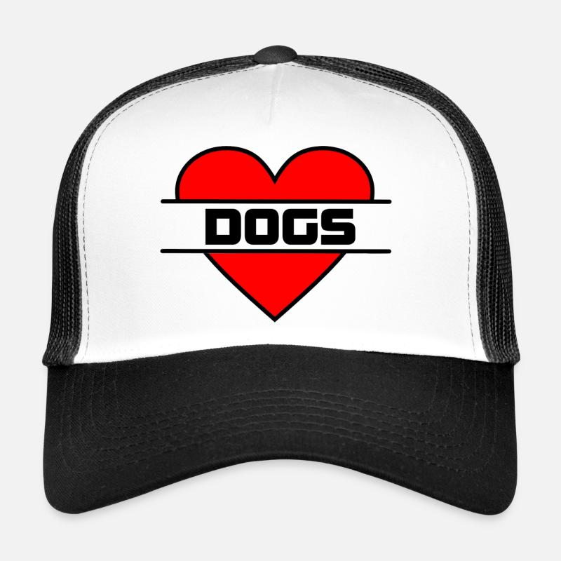 Herz, ich liebe Hunde Trucker Cap