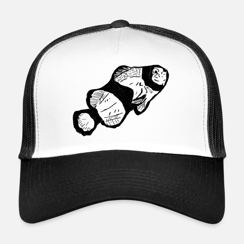 Clownfisch schwarz Trucker Cap