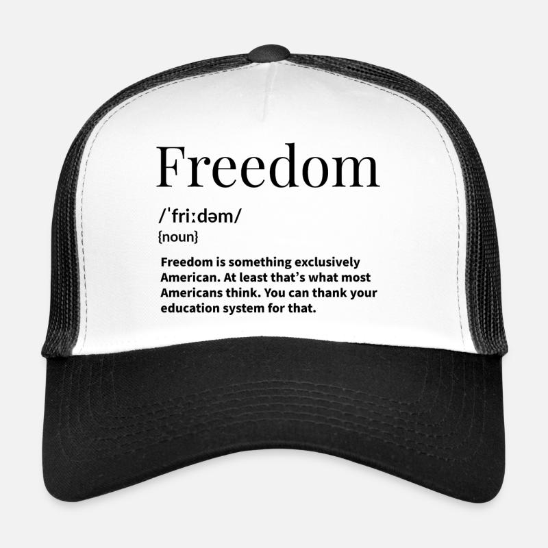 Peine de liberté Casquette trucker 