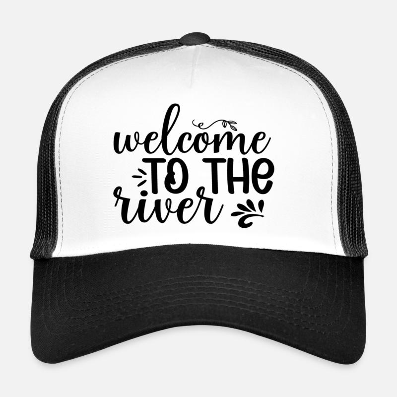Bienvenue à la rivière Casquette trucker 