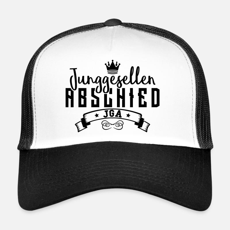 Junggesellenabschied - Trucker Cap - Weiß/Schwarz