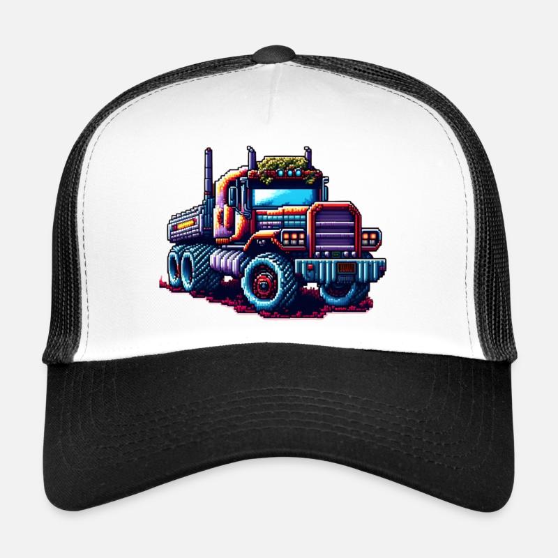 Pixel Camion n° 3 Casquette trucker 
