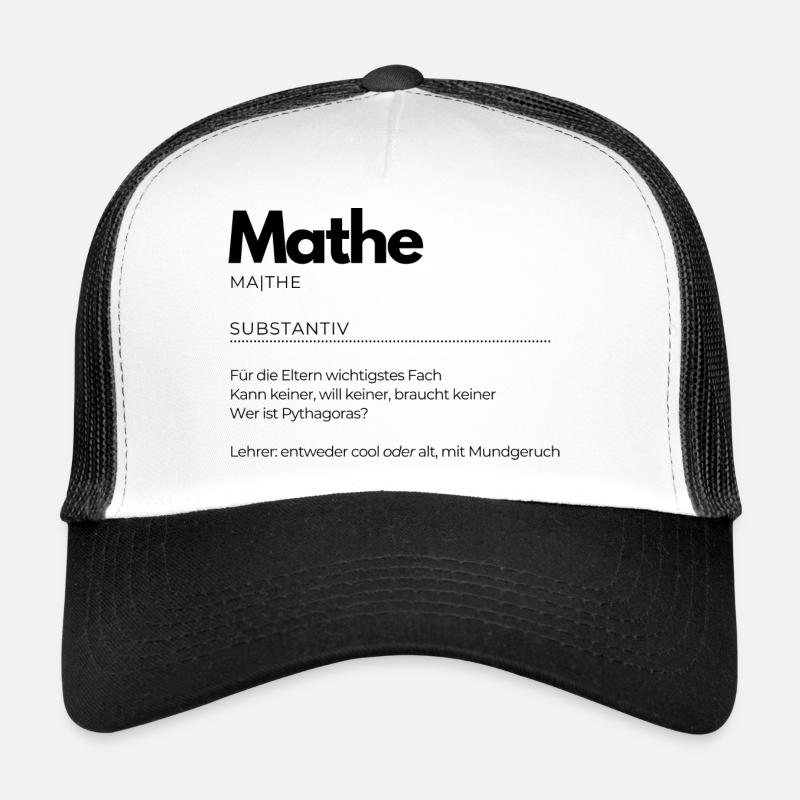 Definition "Mathe" Trucker Cap