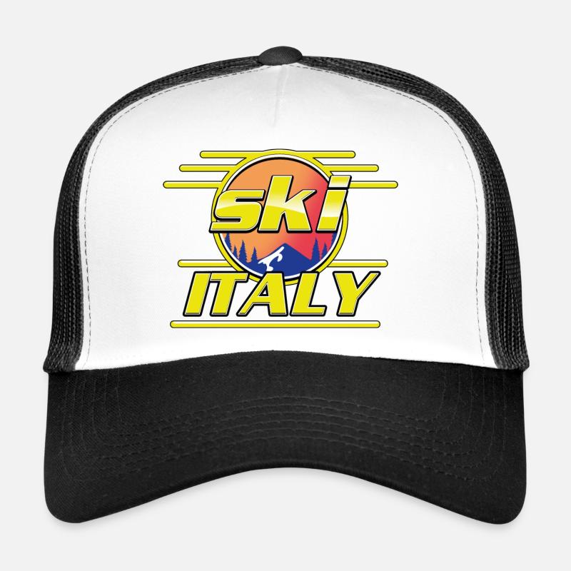 Ski Italy - Trucker Cap - white/black