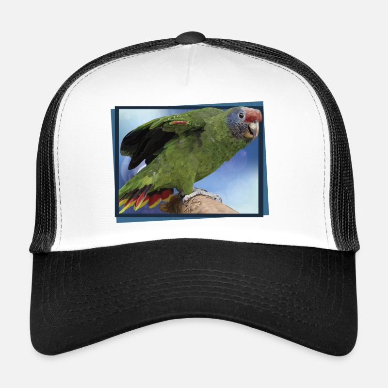 Der Rotschwanzpapagei Trucker Cap