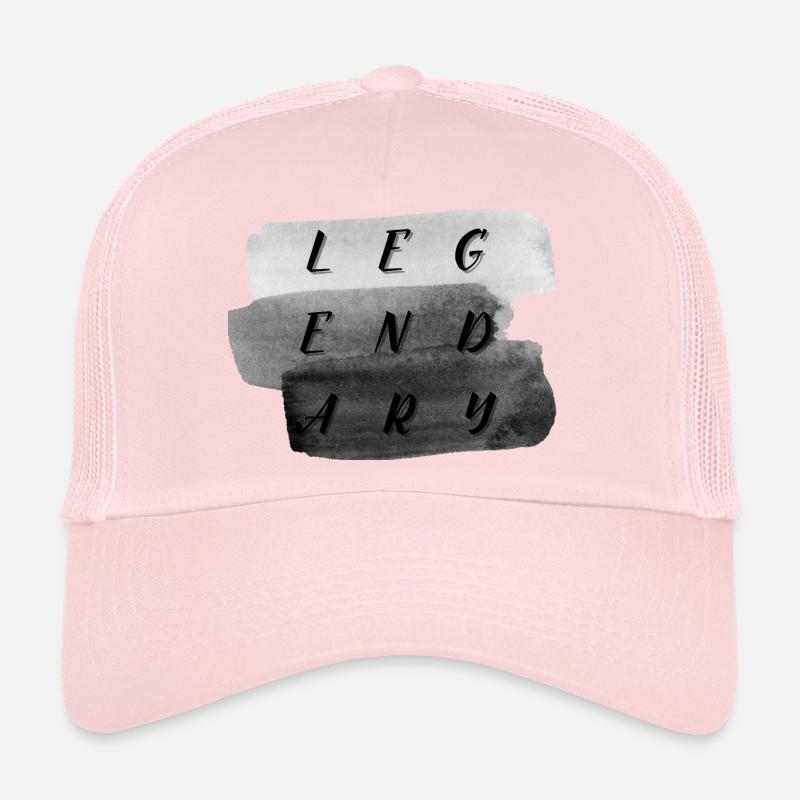 Legendary Brush Stroke Typography Trucker Cap