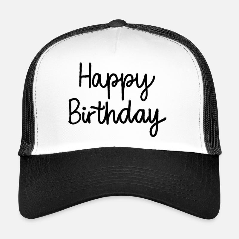 Birthday Bliss - Trucker Cap - white/black