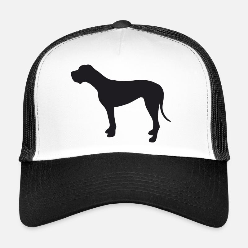 Deutsche Dogge Silhouette Trucker Cap
