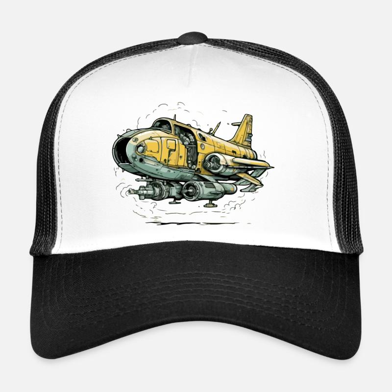 Avion général yellow Casquette trucker 
