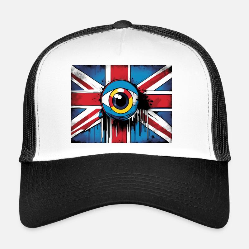 Big Brother - Somebody's Watching You - Trucker Cap - white/black