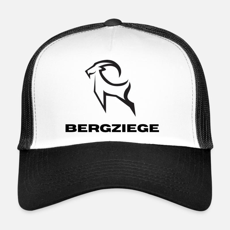 BERGZIEGE - Trucker Cap - Weiß/Schwarz