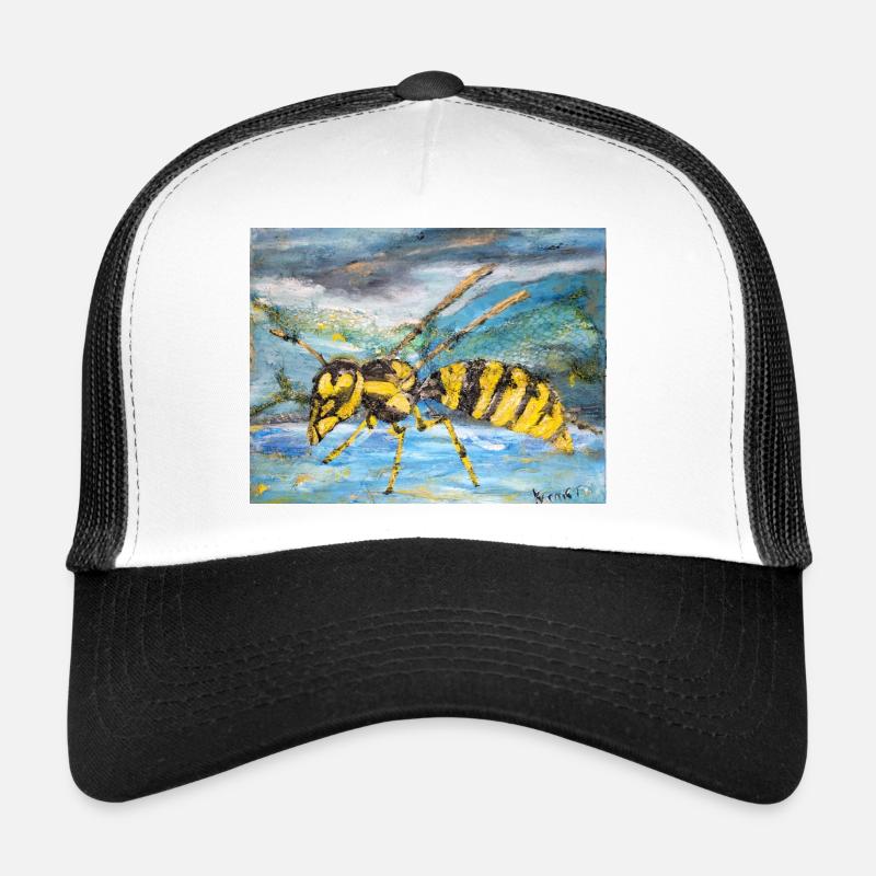 Illustration einer Wespe  Trucker Cap