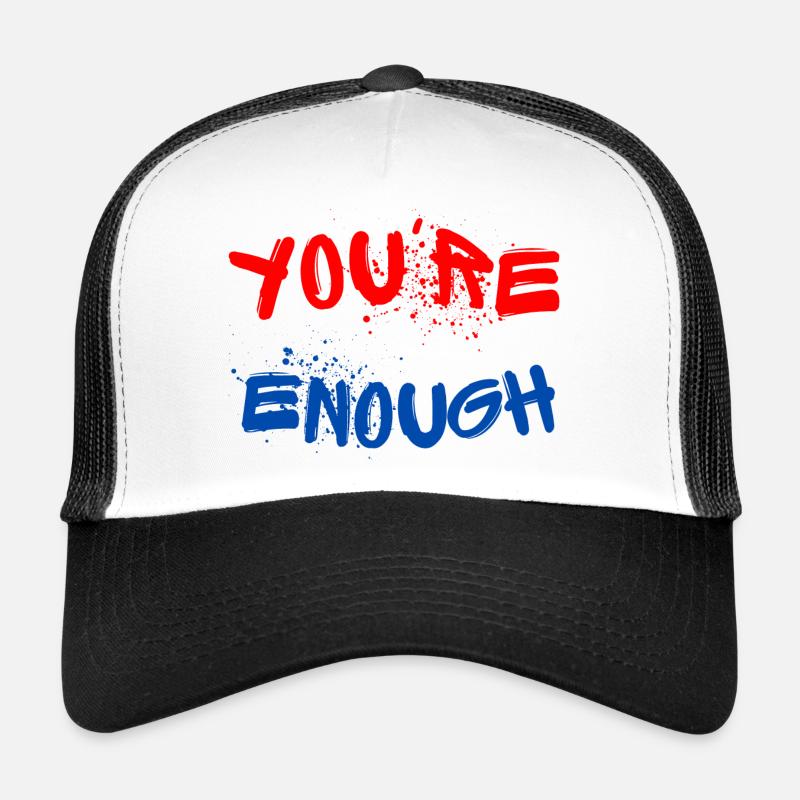 Des graffitis expressifs avec des éclaboussures de peinture Casquette trucker 