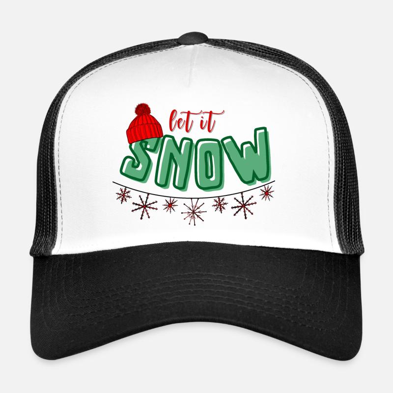 Let it snow bunt Trucker Cap