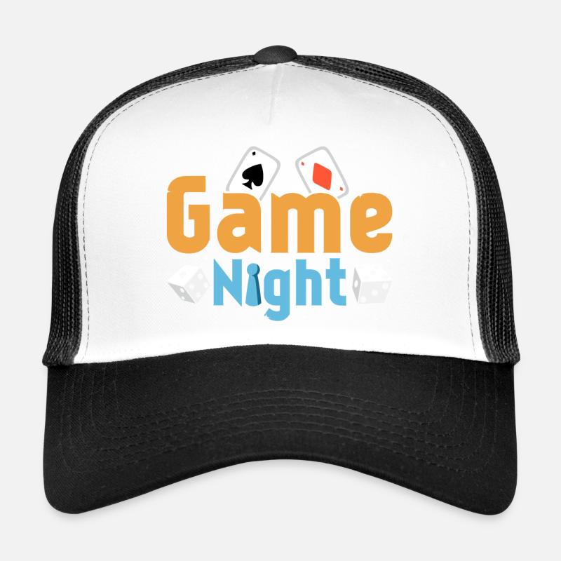 Game Night Nerd Gamer Joueur de table Casquette trucker 