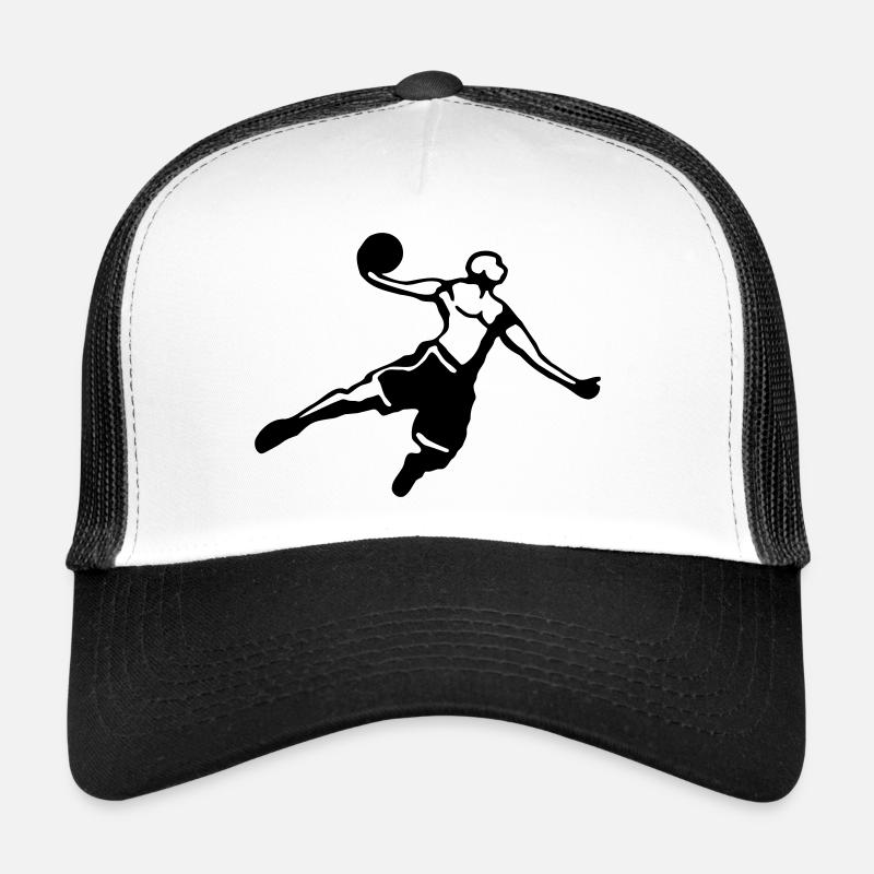 Basketball Slam Dunk Dunkin Trucker Cap