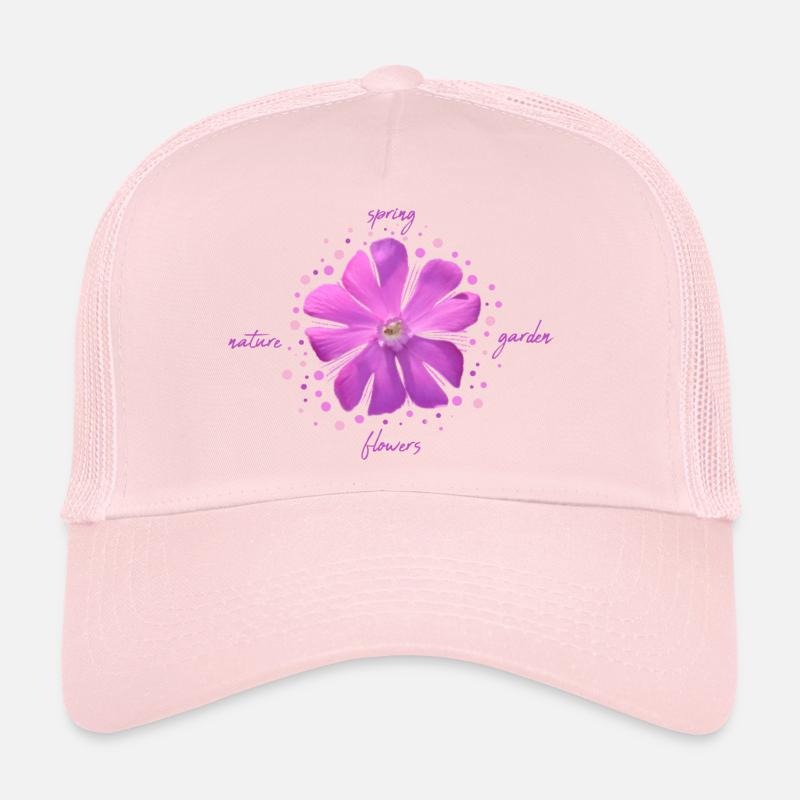 pink flower pink blossoms Trucker Cap