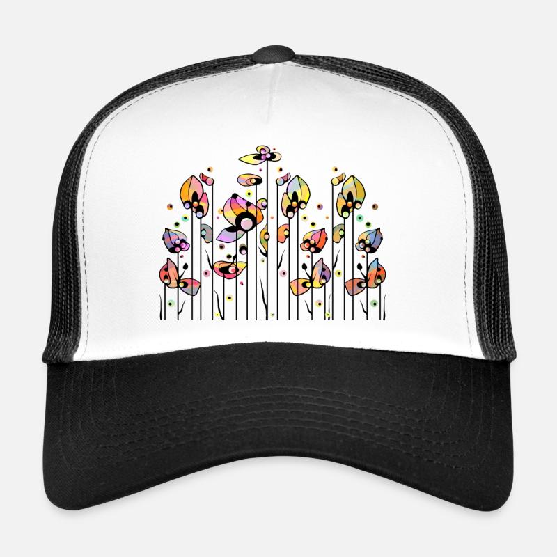 Fleur Casquette trucker 