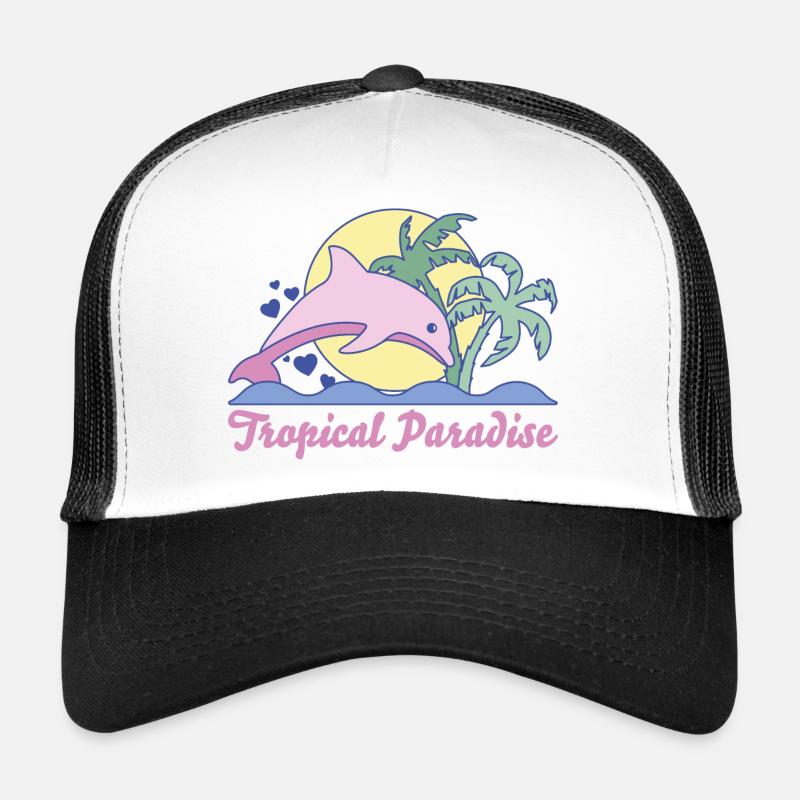 Paradis tropical Casquette trucker 