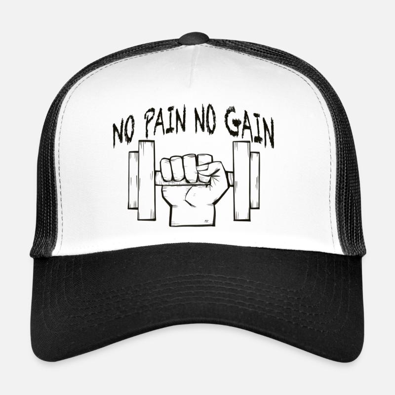 No pain no gain Casquette trucker 