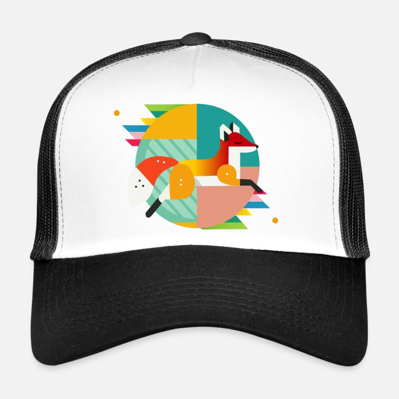 Fuchs Motiv – Design moderne et proximité avec la nature Casquette trucker 
