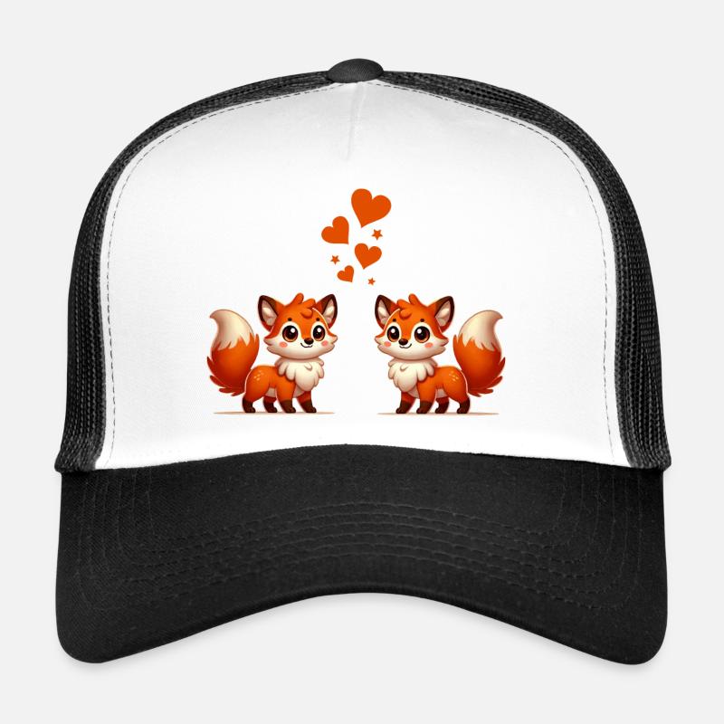 Fox Comic Love - Casquette trucker  - blanc/noir
